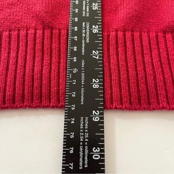 Dockers 100% Cotton Red & Gray Fair Isle Grandpa / Dad Sweater Size Large - Picture 8 of 13